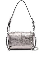Versace Jeans Couture sac porté épaule à effet peau de crocodile - Gris