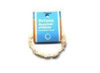Ruben Robijn Splitarmband maansteen wit/blauw op kaart (1 st)