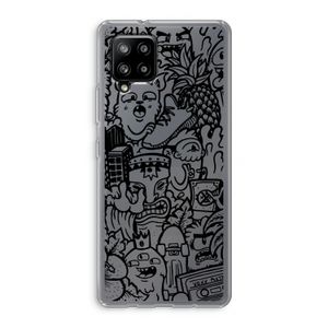 Vexx Black Mixtape: Samsung Galaxy A42 5G Transparant Hoesje
