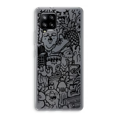 Vexx Black Mixtape: Samsung Galaxy A42 5G Transparant Hoesje
