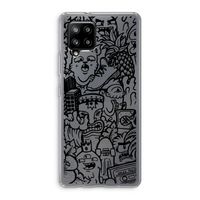 Vexx Black Mixtape: Samsung Galaxy A42 5G Transparant Hoesje