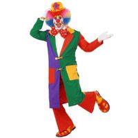 Gekleurde clown jas