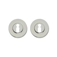 Intersteel Set van 2 sleutelrozettenTira rond nikkel verdekt - 0018.315686