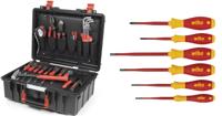 Wiha 9300-71403 Gereedschapskoffer Basic Set L | 18 delig + SoftFinish slimFix schroevendraaierset VDE | 6-delig