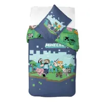 Minecraft Dekbedovertrek play 140 x 200 cm - Katoen (70 x 90 cm) Minecraft Dekbedovertrek play 140 x 200 cm - Katoen (70 x 90 cm)