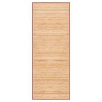 Tapijt 80x200 cm bamboe bruin