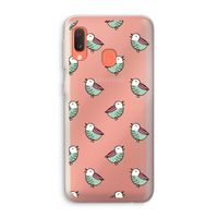 Vogeltjes: Samsung Galaxy A20e Transparant Hoesje