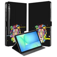 Lion Color Tablet Hoesje met Standaard Samsung Galaxy Tab S10 FE | Tab S9 FE Lion Color Tablet Hoesje met Standaard Samsung Galaxy Tab S10 FE | Tab S9 FE