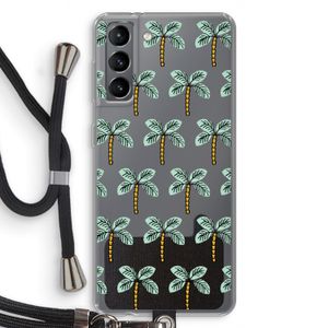 Paradise: Samsung Galaxy S21 Transparant Hoesje met koord