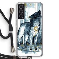 Bleeding Soul: Samsung Galaxy S21 FE Transparant Hoesje met koord