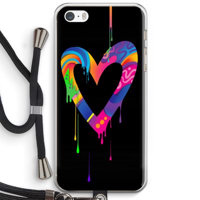 Melts My Heart: iPhone 5 / 5S / SE Transparant Hoesje met koord