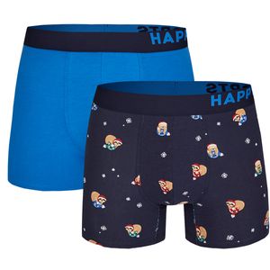 Happy Shorts Happy Shorts 2-Pack Kerst Boxershorts Heren Luiaard