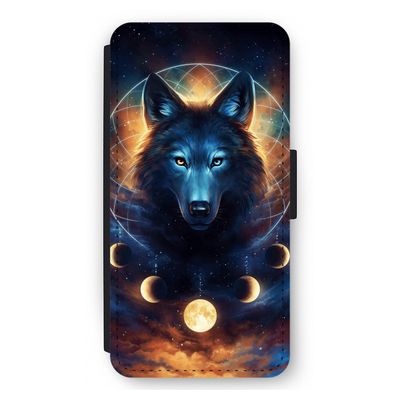 Wolf Dreamcatcher: iPhone 12 Pro Max Flip Hoesje