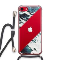Golven: iPhone SE 2020 Transparant Hoesje met koord