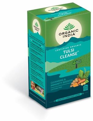 Organic India Tulsi cleanse thee bio 25 Zakjes