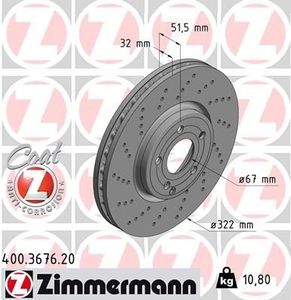 Remschijf Coat Z 400367620