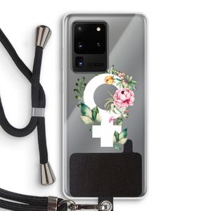 Venus: Samsung Galaxy S20 Ultra Transparant Hoesje met koord