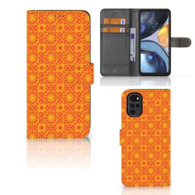 Motorola Moto G22 | Telefoon Hoesje | Batik Oranje