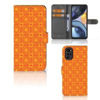 Motorola Moto G22 | Telefoon Hoesje | Batik Oranje