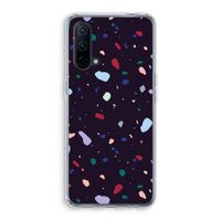 Dark Rounded Terrazzo: OnePlus Nord CE 5G Transparant Hoesje