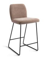 Jesper Home Barstoel 'Ikata' Slide Black, kleur Mocha Mist (zithoogte 65cm)