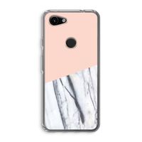 A touch of peach: Google Pixel 3a Transparant Hoesje