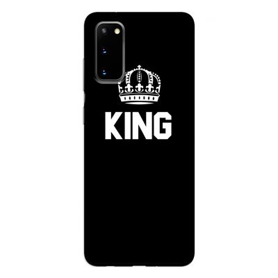 King zwart: Samsung Galaxy S20 Tough Case