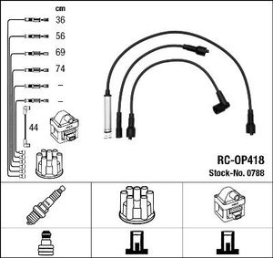 Bougiekabelset RCOP418