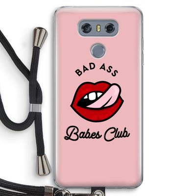 Badass Babes Club: LG G6 Transparant Hoesje met koord