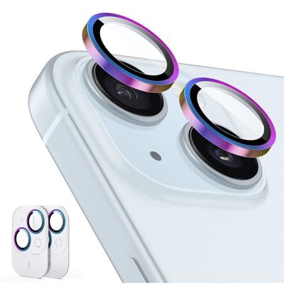 iPhone 15/15 Plus Tempered-Glass Lens Protectors - Chromatic
