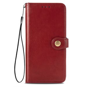 iPhone 12 hoesje - Bookcase - Pasjeshouder - Portemonnee - Kunstleer - Rood