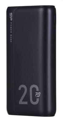SILICON POWER QS15 Powerbank Externe batterij 20000 mAh 2x USB QC 3.0 1x USB-C PD (SP20KMAPBKQS150K) Zwart