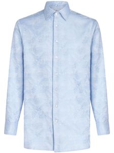 ETRO chemise à motif jacquard - Bleu