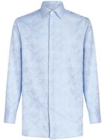 ETRO chemise à motif jacquard - Bleu