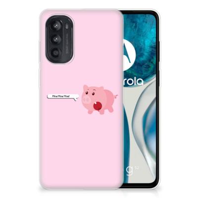 Motorola Moto G52/G82 Telefoonhoesje met Naam Pig Mud Motorola Moto G52/G82 Telefoonhoesje met Naam Pig Mud