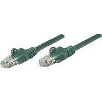 Intellinet 343763 RJ45 Netwerkkabel, patchkabel CAT 6 U/UTP 10.00 m Groen 1 stuk(s) - thumbnail