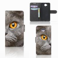 Telefoonhoesje | Met pasjeshouder | Microsoft Lumia 650 Britse Korthaar