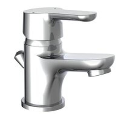 VICO ééngreepsmengkraan wastafel, chroom keramische schijven geluidsarme, verwisselbare 35 mm-cartouche Eco-Click functie - tot wel 50% minder water verbruik mousseur "Made in Germany" flex