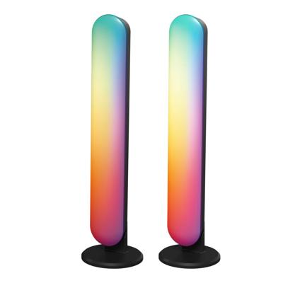 Double Radiance - Smart LED lamp - RGB Flow Color lichtbalk Tafellamp - Google Assistant & Amazon Alexa - WiFi + Bluetooth - Music Sync - Color Ambiance - incl. Afstandsbediening - 2 jaar garantie