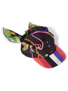 PUCCI casquette à imprimé graphique - Noir