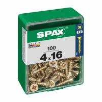 Schroefdoos SPAX Houten schroef Platte kop (4 x 16 mm) (4,0 x 16 mm)