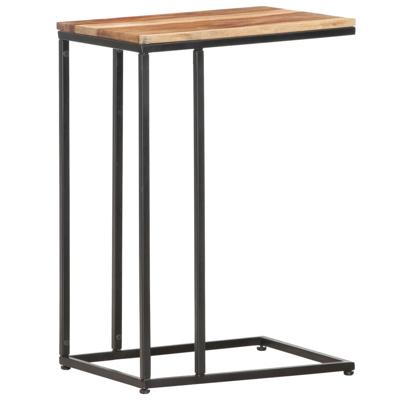 Bijzettafel 35x45x65 cm massief hout