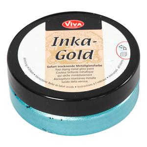 Creativ Company Inka-Gold Glanswax Turquoise, 50ml