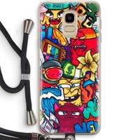 No Rules: Samsung Galaxy J6 (2018) Transparant Hoesje met koord