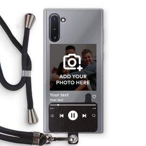 Music Player: Samsung Galaxy Note 10 Transparant Hoesje met koord