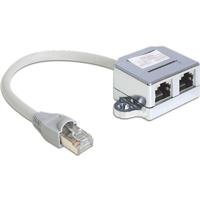 Delock 65441 RJ45 Netwerkkabel, patchkabel 0.15 m Grijs 1 stuk(s)