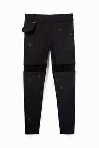 Slim fit legging met heuptasje - BLACK - L