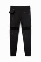 Slim fit legging met heuptasje - BLACK - XL