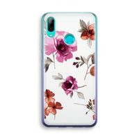 Geschilderde bloemen: Huawei P Smart (2019) Transparant Hoesje