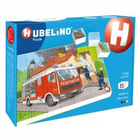 Hubelino blokpuzzel brandweer, 35st. Hubelino blokpuzzel brandweer, 35st.